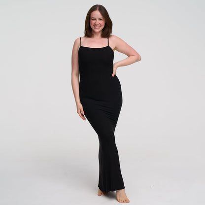 RivaBelle geribbelde cami maxi-jurk - Elyssor