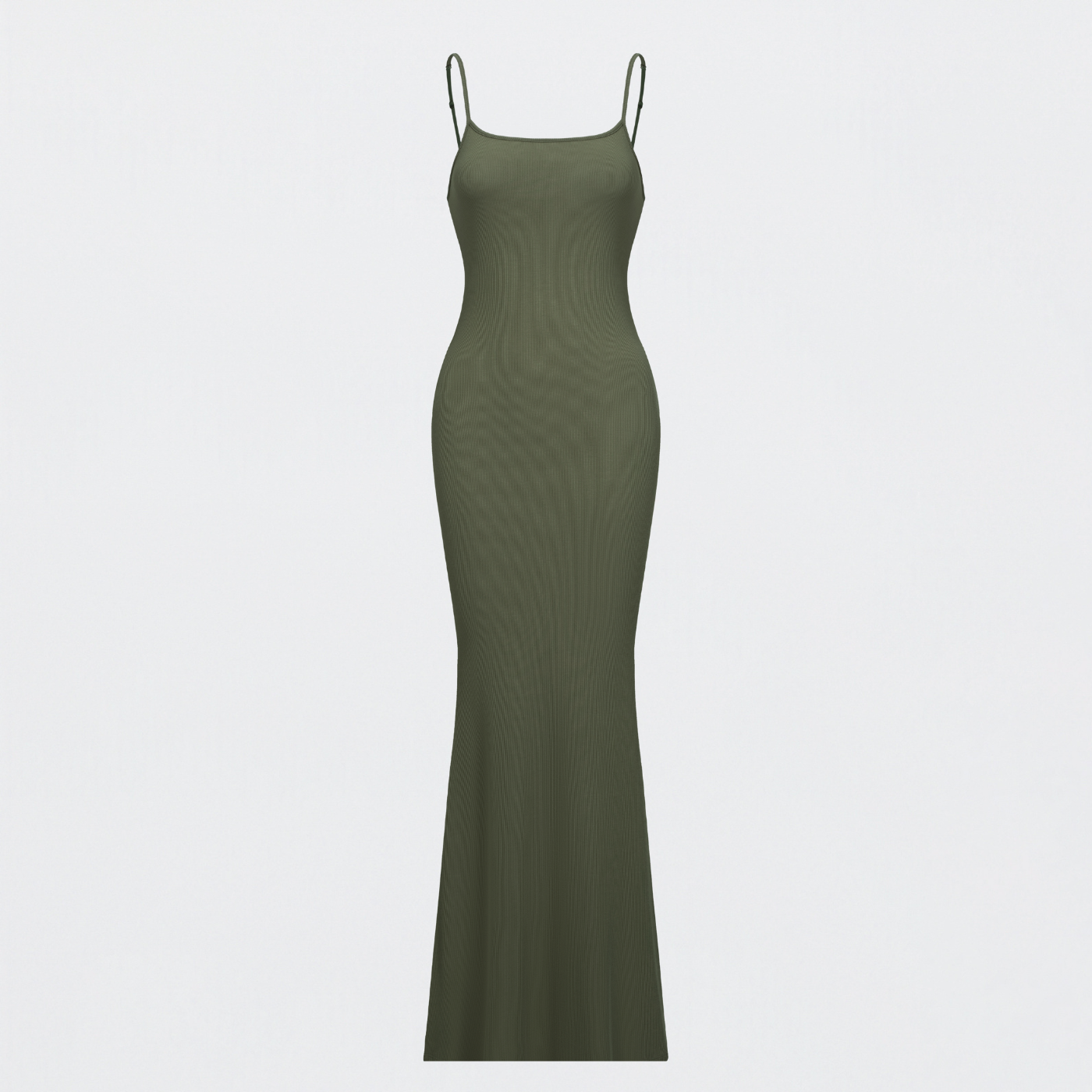 RivaBelle geribbelde cami maxi-jurk - Elyssor