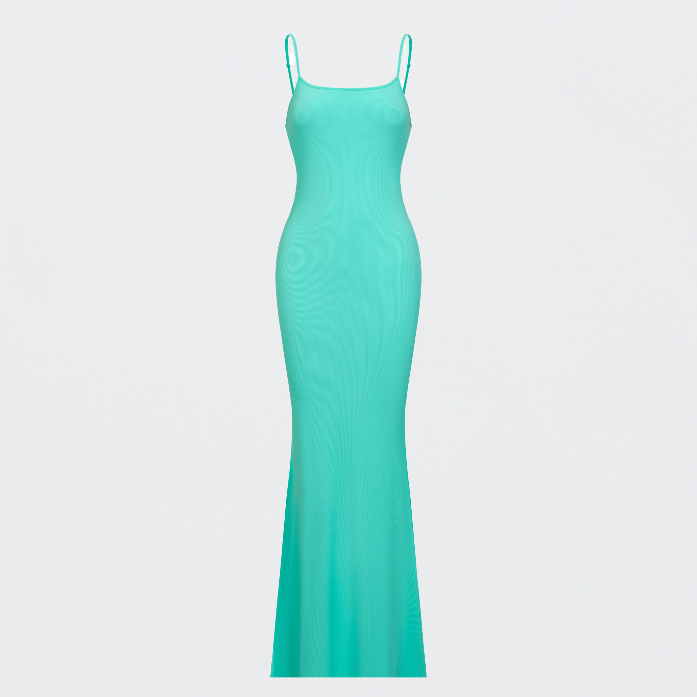 Riviera Geribbelde Maxi-jurk