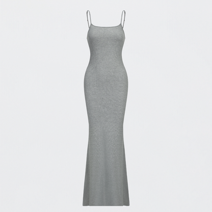 RivaBelle geribbelde cami maxi-jurk - Elyssor