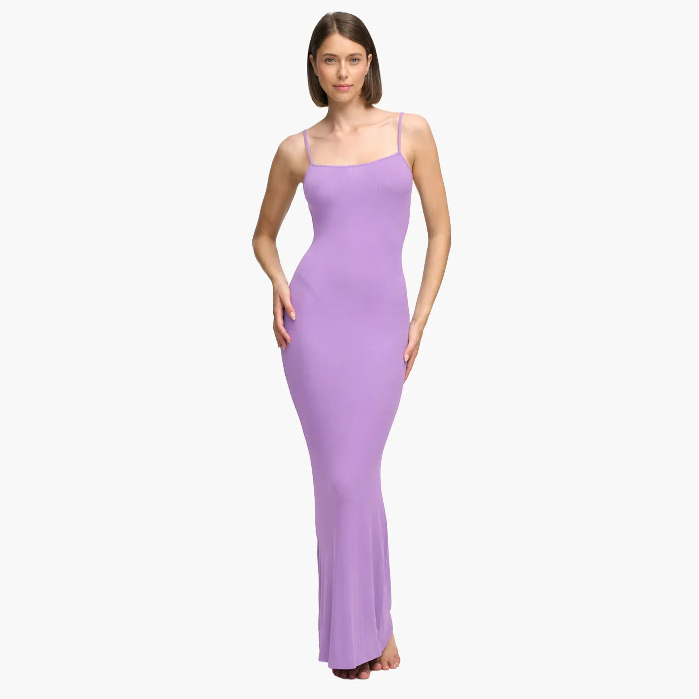 Riviera Geribbelde Maxi-jurk