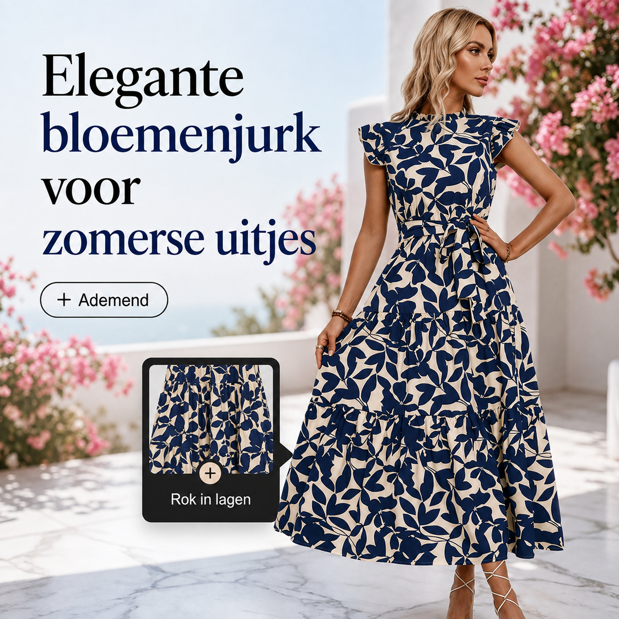 Elena Bloemen Maxi Jurk
