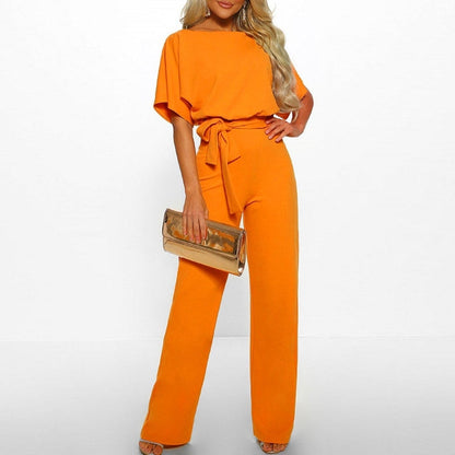 ELVYNNE – Jumpsuit met Lace-Up Taille