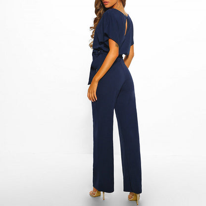 ELVYNNE – Jumpsuit met Lace-Up Taille