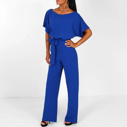 ELVYNNE – Jumpsuit met Lace-Up Taille