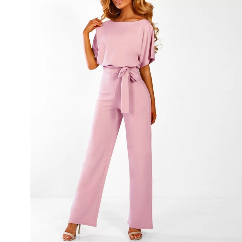 ELVYNNE – Jumpsuit met Lace-Up Taille