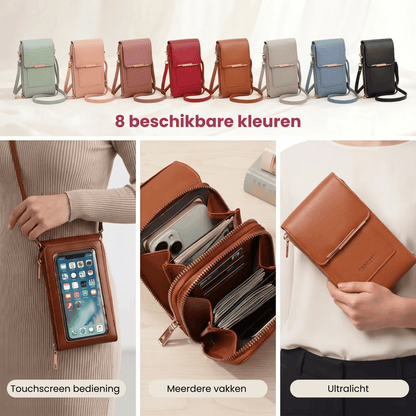 Nova Crossbody Tas – Bedien je Telefoon door het Venster