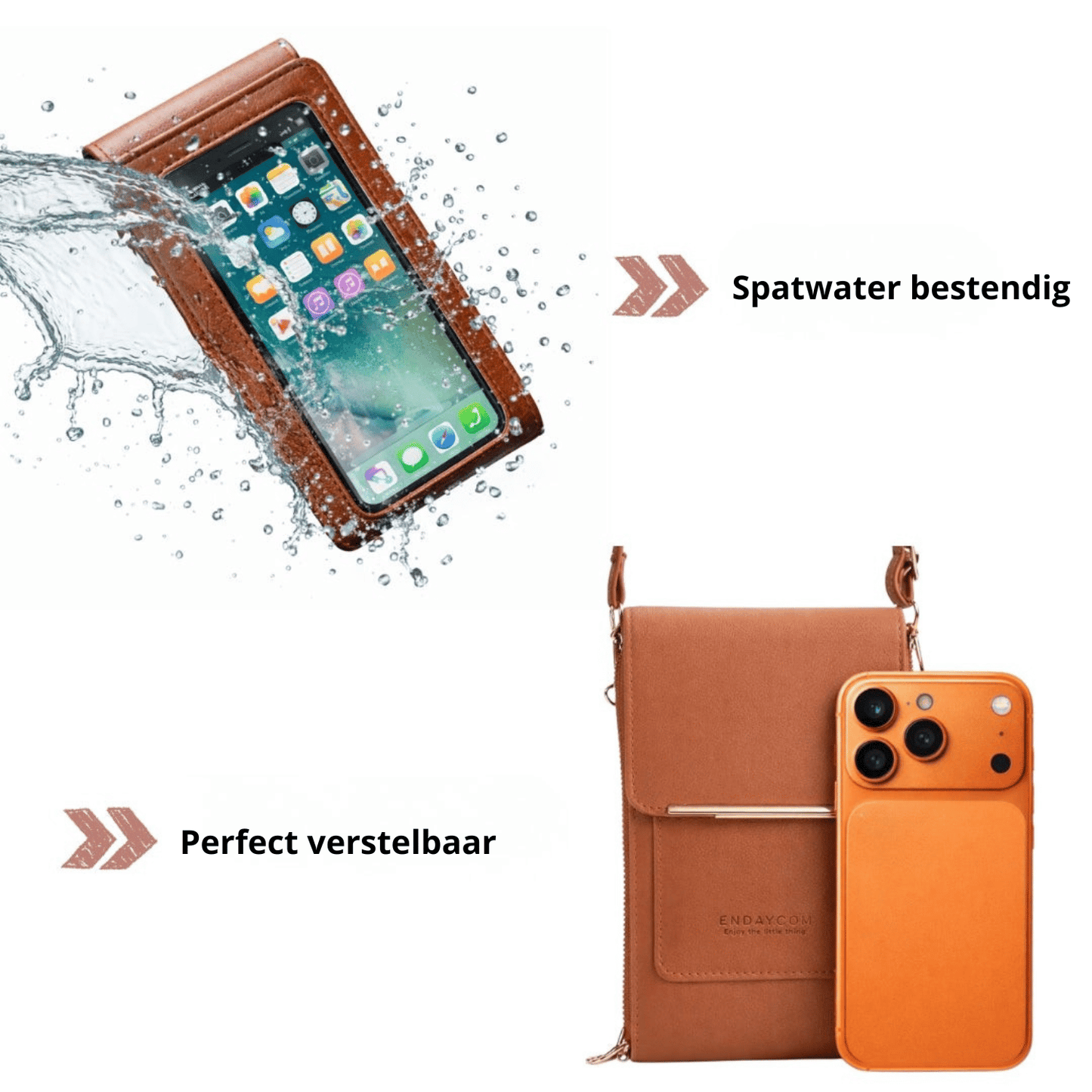 Nova Crossbody Tas – Bedien je Telefoon door het Venster