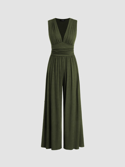 Ivy – Mouwloze Wijde Jumpsuit