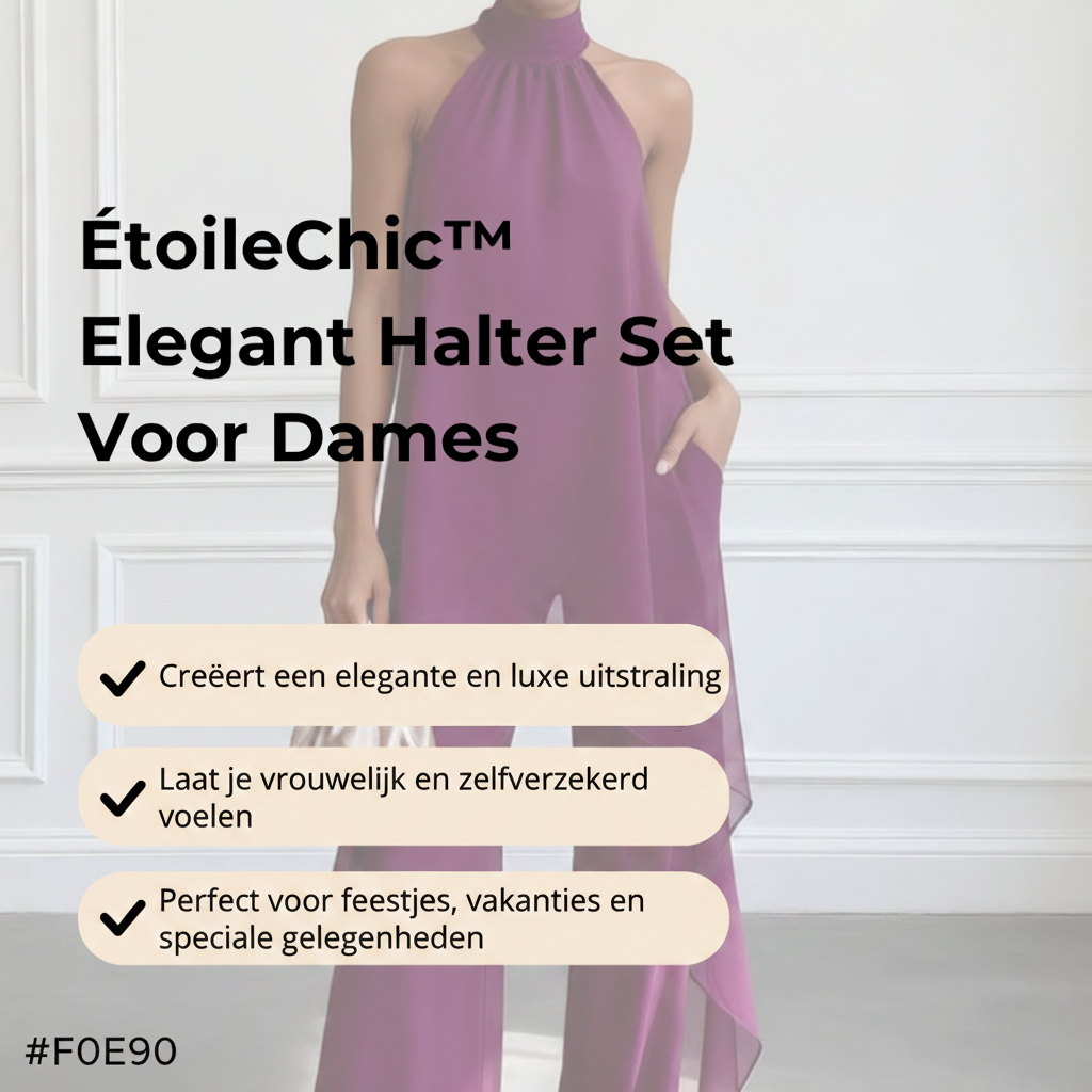 ÉtoileChic elegante halter set - Elyssor