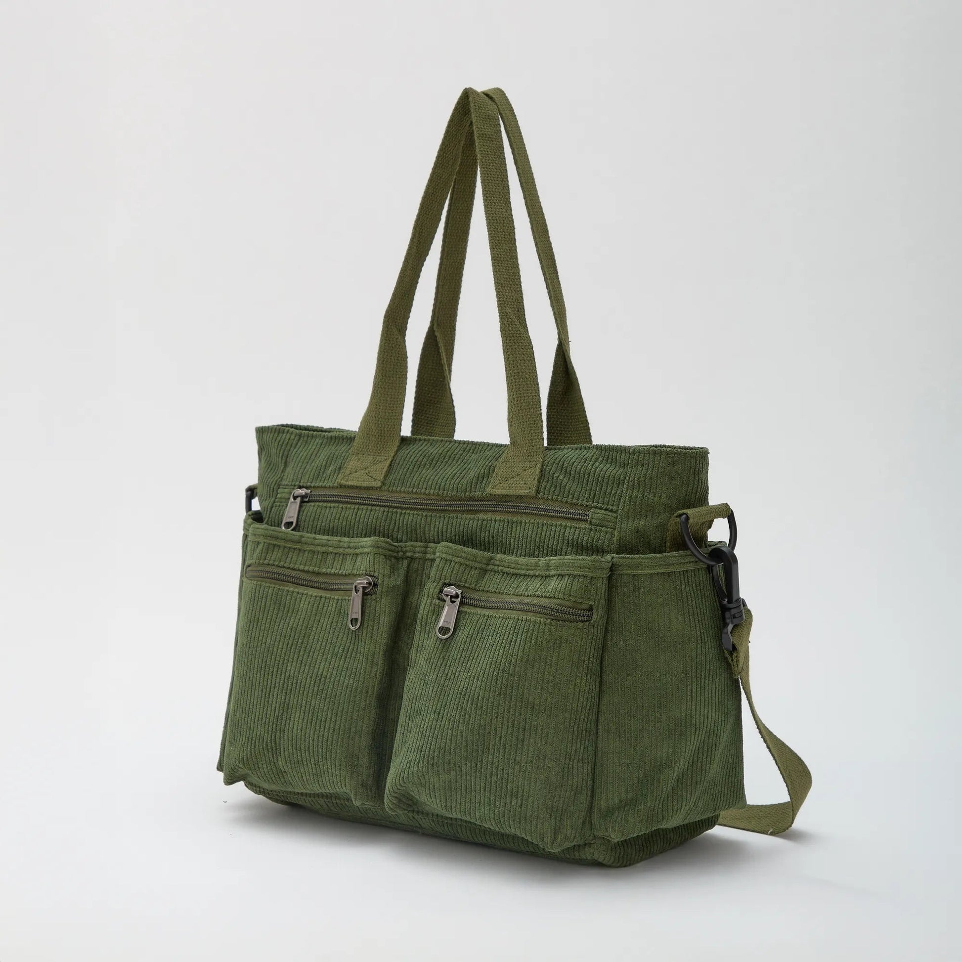 Alba Crossbody Tas met drie ritsvakken aan de voorkant – Elyssor Fashion