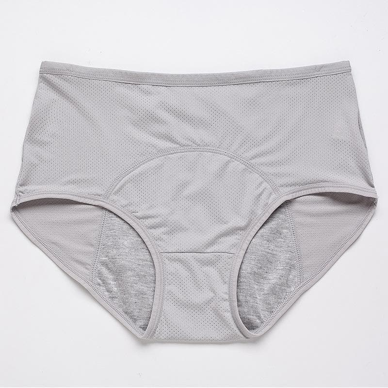 Lucia lekvrije slip met hoge taille in grijs – Elyssor Fashion