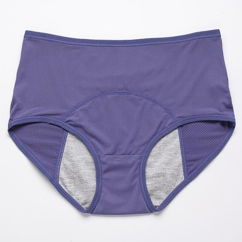 Lucia lekvrije slip met hoge taille in blauwgrijs – Elyssor Fashion
