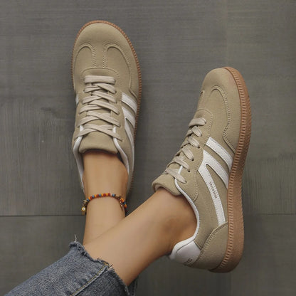 Milena Retro Sneakers met Suèdelook