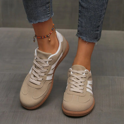 Milena Retro Sneakers met Suèdelook