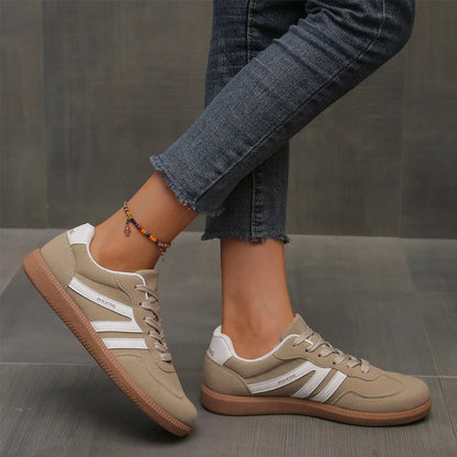 Milena Retro Sneakers met Suèdelook