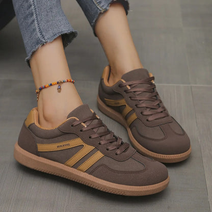Milena Retro Sneakers met Suèdelook