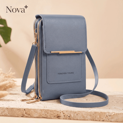 Nova Crossbody Tas – Bedien je Telefoon door het Venster