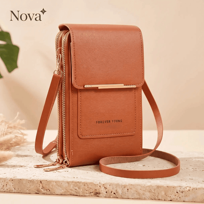 Nova Crossbody Tas – Bedien je Telefoon door het Venster