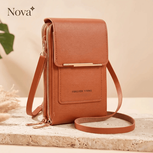 Nova Crossbody Tas – Bedien je Telefoon door het Venster