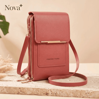 Nova Crossbody Tas – Bedien je Telefoon door het Venster