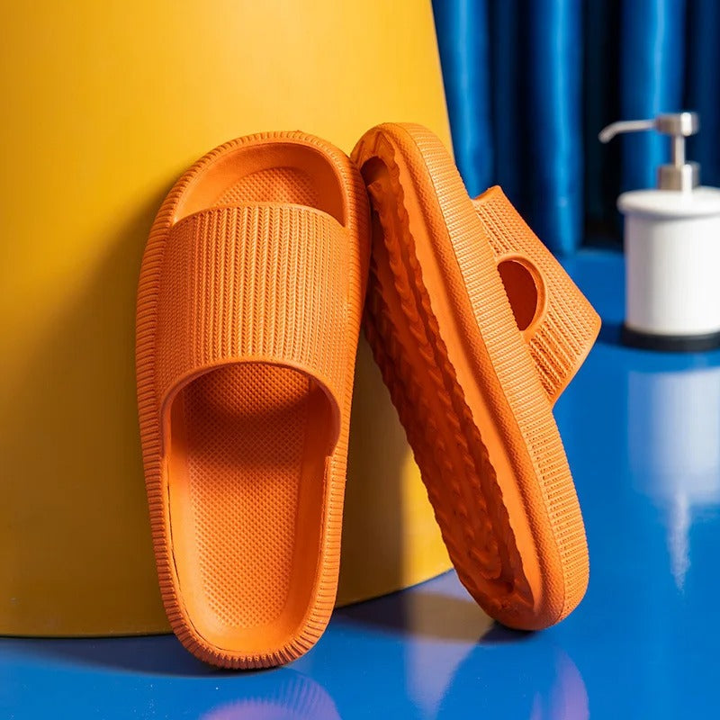 Nuvola comfortslippers met zacht EVA-voetbed in wit – Elyssor Fashion