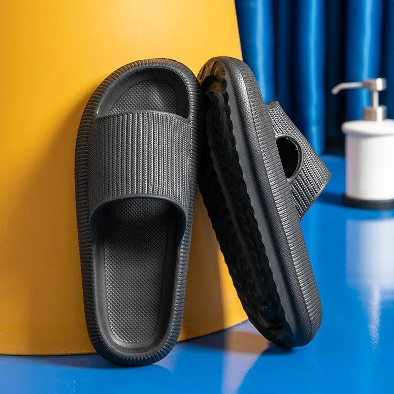 Nuvola comfortslippers met zacht EVA-voetbed in marineblauw – Elyssor Fashion