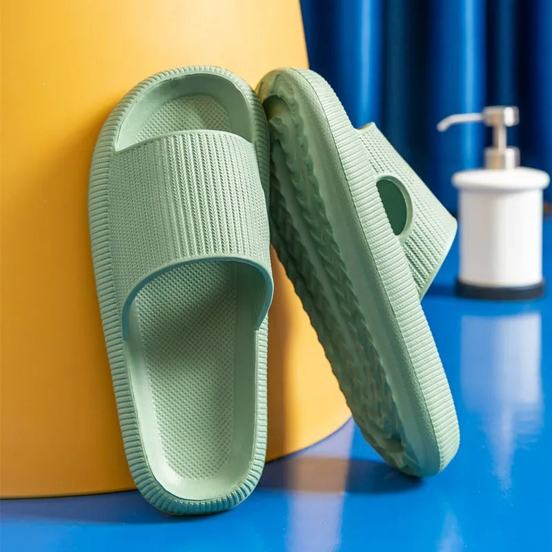 Nuvola comfortslippers met zacht EVA-voetbed in zwart – Elyssor Fashion