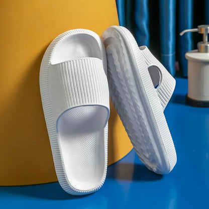 Nuvola comfortslippers met zacht EVA-voetbed in roze – Elyssor Fashion