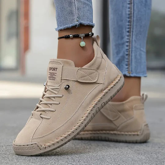 Rivara comfort sneakers in khaki – Elyssor Fashion