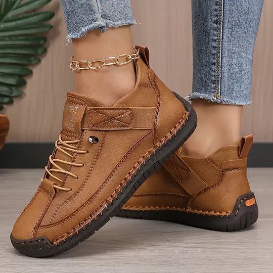 Rivara comfort sneakers in bruin – Elyssor Fashion