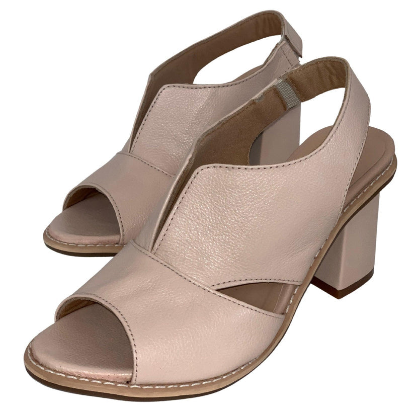Sorrento leren dames sandalen in beige – Elyssor Fashion