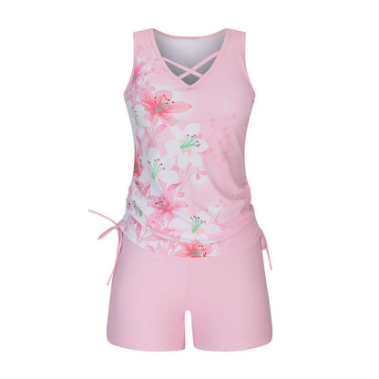 Mireia Tankiniset – Boho-print met Hoge Taille Short