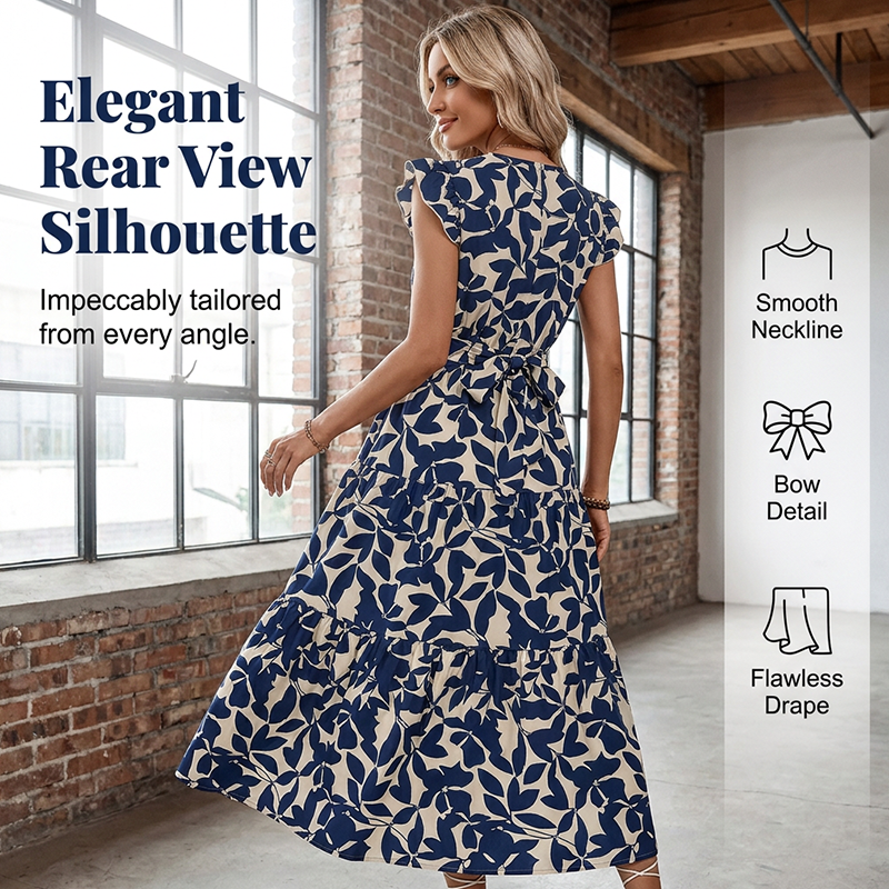 Elena Bloemen Maxi Jurk
