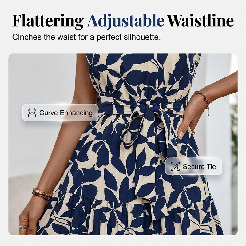 Elena Bloemen Maxi Jurk